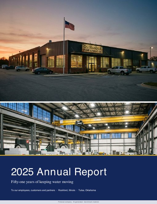 Cover of the fictional OPV 2025 annual report